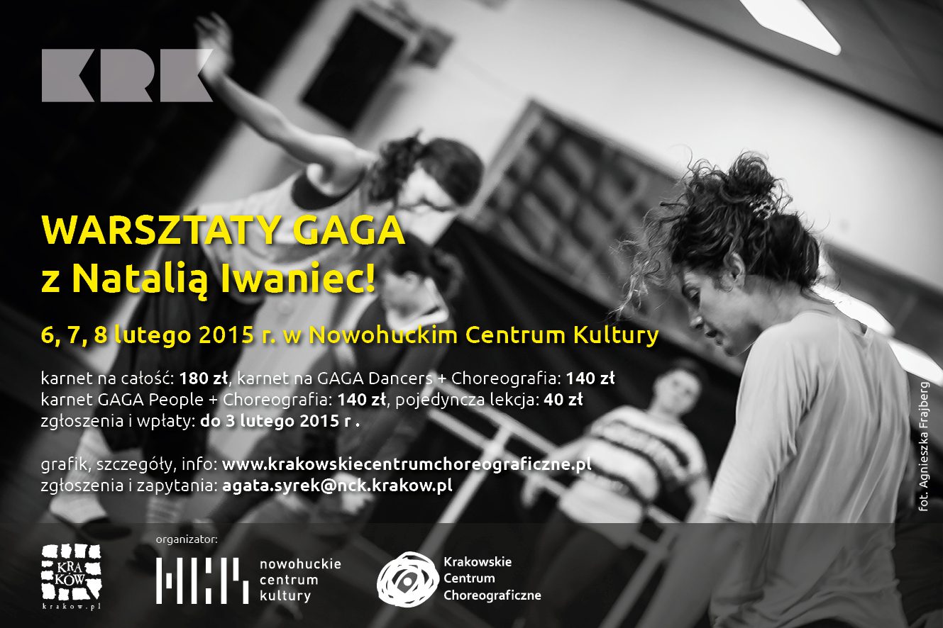 Warsztaty GAGA z Natalia Iwaniec, 6 – 8 lutego 2015!